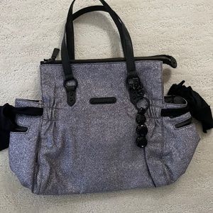 Juicy Couture beautiful purse with silver glitters